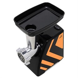 Мясорубка электрическая Kitfort KT-2101-3, 1500 Вт, 1.2 кг/мин, 4 насадки, реверс, оранжевая - фото 51403389