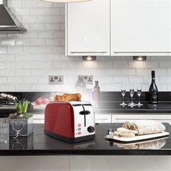 Тостер Kitfort KT-2014-3, 720-850 Вт, 7 режимов прожарки, красный - фото 51403410