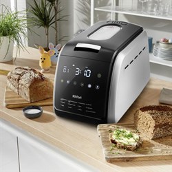 Хлебопечь Kitfort KT-305, 850 Вт, 12 программ, 1000/1250/1500 г, серебристо-чёрная - фото 51403417