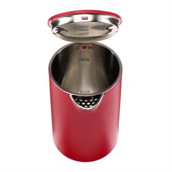 Чайник электрический "Добрыня" DO-1245R, пластик, колба металл, 1.8 л, 2200 Вт, красный - фото 51403620