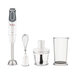 Блендер Moulinex DD642132, погружной, 800 Вт, 10 скоростей, 0.5/0.8 л, белый - фото 51403764