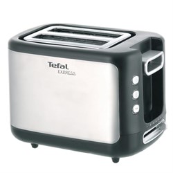 Тостер Tefal TT365031, 850 Вт, 7 режимов прожарки, 2 тоста, серебристо-чёрный - фото 51403768