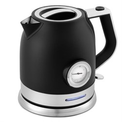 Чайник электрический Kitfort КТ-692-1, металл, 1.7 л, 2200 Вт, чёрный - фото 51403869