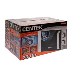 Микроволновая печь Centek CT-1585, 700 Вт, 20 л, 6 режимов, белая - фото 51404111