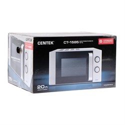 Микроволновая печь Centek CT-1585, 700 Вт, 20 л, 6 режимов, белая - фото 51404112