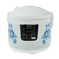 Мультиварка "Добрыня" DO-1003, 1000 Вт, 4 л, 11 программ, антипригар. покрытие, бело-голубая - фото 51404182