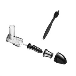 Соковыжималка Kitfort КТ-1125, шнековая, 150 Вт, 1 л, 115 об/мин, черная - фото 51404364