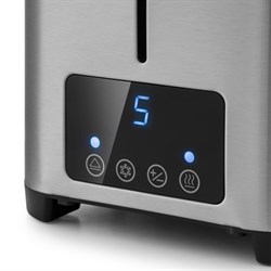 Тостер Kitfort КТ-2048, 850 Вт, 7 режимов прожарки, 2 тоста, серый - фото 51404416