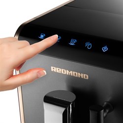 Кофемашина REDMOND RCM-1526, автоматическая, 1470 Вт, 1.1. л, чёрная - фото 51404649