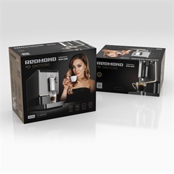 Кофемашина REDMOND RCM-1526, автоматическая, 1470 Вт, 1.1. л, чёрная - фото 51404656