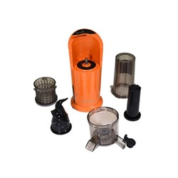 Соковыжималка Oursson JM4600/OR, шнековая, 150 Вт, 0.5/0.5 л, 70 об/мин, чёрно-оранжевая - фото 51404927