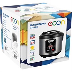 Мультиварка Econ ECO-50MC, 900 Вт, 12 программ, 5 л, цвет чёрный - фото 51405541
