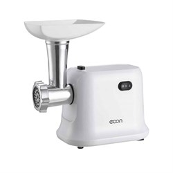 Мясорубка электрическая Econ ECO-1016MG, 1600Вт, реверс, 1 скорость, цвет белый - фото 51405570