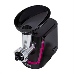 Мясорубка электрическая Econ ECO-1062MG, 2000Вт, реверс, 4 насадки, цвет чёрный-красный - фото 51405579