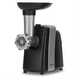 Мясорубка Vitek VT-3615, 1700 Вт, реверс, 2 насадки, чёрно-серебристая - фото 51406086