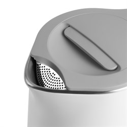 Чайник электрический Galaxy GL 0340, металл, 1.5 л, 1800 Вт, регулировка t°, белый - фото 51406395