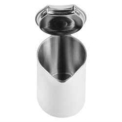 Чайник электрический Galaxy GL 0340, металл, 1.5 л, 1800 Вт, регулировка t°, белый - фото 51406396