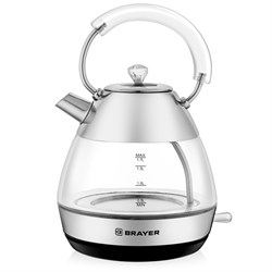 Чайник электрический BRAYER 1027BR, 2200 Вт, 1,7 л, стеклянный корпус - фото 51406617