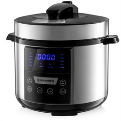 Мультиварка-скороварка BRAYER 2400BR, 900 Вт, 5 л, 12 программ - фото 51406778