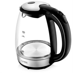 Чайник FIRST 5404-2-BA, 2200 Вт, 1.7 л, корпус декорированный сталью - фото 51406887