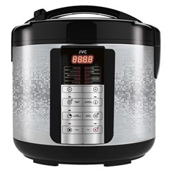 Мультиварка jvc JK-MC500, 860 Вт, 5 л, 11 программ, серебристо-чёрный - фото 51407273