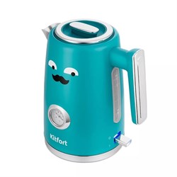 Чайник КТ-6144-2, пластик, 1.7 л, 2200 Вт, темно-бирюзовый - фото 51407292