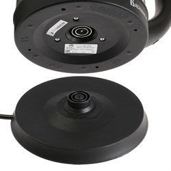 Чайник электрический ВАСИЛИСА ВА-1010, металл, 1.8 л, 2000 Вт, серый с рисунком "Жостово" - фото 51407406