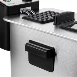 Фритюрница Kitfort KT-4053, 2000 Вт, 7.8 л, корзины 2.5 л, 130-190 °C, серо-чёрная - фото 51407505