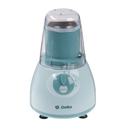 Блендер DELTA DL-7310, стационарный, 350 Вт, 1.5/0,05 л, 4 скорости, голубой - фото 51407667