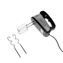 Миксер Galaxy LINE GL 2208, ручной, 250 Вт, 5 скоростей, режим "турбо", серебристо-чёрный - фото 51407987