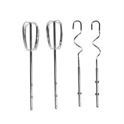 Миксер Galaxy LINE GL 2223, ручной, 400 Вт, 5 скоростей, режим "турбо", чёрно-серебристый - фото 51408006