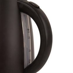 Чайник электрический Pioneer KE565M, металл, 1.7 л, 2200 Вт, чёрный - фото 51408486