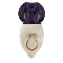 Чайник электрический GELBERK GL-466, пластик, 0.5 л, 500 Вт, бело-фиолетовый - фото 51408634