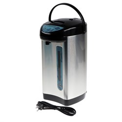 Термопот Волжанка ТМП-003, 750 Вт, 5 л, серебристо-чёрный - фото 51408719