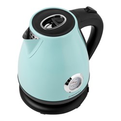 Чайник электрический MAUNFELD MGK-625MINT, металл, 1.7 л, 2200 Вт, регулировка t°, бирюзовый - фото 51408738