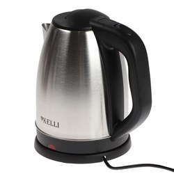 Чайник электрический KELLI KL -1455, металл, 1.8 л, 2400 Вт, чёрный - фото 51408840