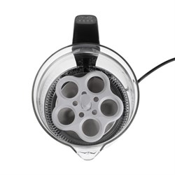 Чайник электрический Kitfort KT-656, стекло, 1.5 л, 2200 Вт, регулировка t°, чёрно-серебр. - фото 51408884