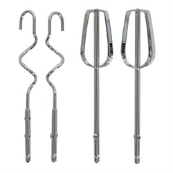 Миксер jvc JK-MX120, ручной, 300 Вт, 5 скоростей, 2 насадки, белый - фото 51409578