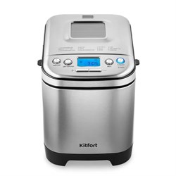 Хлебопечь Kitfort КТ-306, 450 Вт, 12 программ, до 0.75 кг, выбор цвета корочки, серебристая - фото 51409765