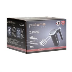 Миксер Polaris PHM 2024, ручной, 200 Вт, чёрный - фото 51409907