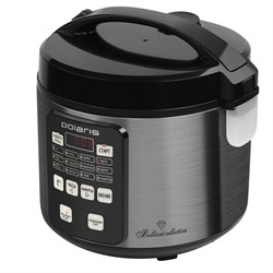 Мультиварка Polaris PMC 0593AD, 770 Вт, 5 л, 48 программ, чёрно-серебристая - фото 51409956
