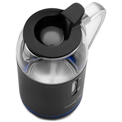 Чайник электрический Polaris PWK 1563CGL, стекло, 1.5 л, 2200 Вт, чёрный - фото 51410105