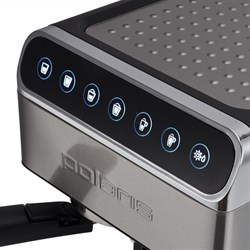 Кофеварка Polaris PCM 1535E, рожковая, 1400 Вт, капучинатор, серебристо-чёрная - фото 51410173