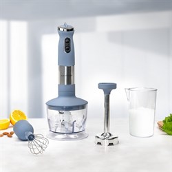 Блендер Galaxy GL 2121, погружной, 800 Вт, 0.5 л, 3 скорости, серый - фото 51410320