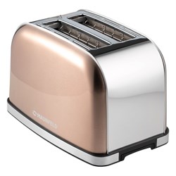 Тостер MAUNFELD MF-821BZ, 950 Вт, 2 тоста, бронзовый - фото 51410772