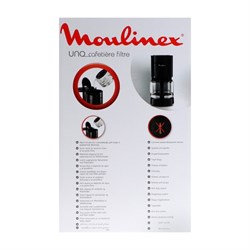 Кофеварка Moulinex FG121811, капельная, 1.25 л, чёрная - фото 51410855