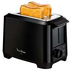 Тостер Moulinex LT140811, 800 Вт, 7 режимов прожарки, 2 тоста, функция разморозки, чёрный - фото 51410857