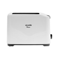 Тостер Viconte VC-412, 900 Вт, 900 Вт, 7 режимов прожарки, 2 тоста, белый - фото 51411337