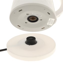 Чайник электрический Viconte VC-3300, пластик, колба металл, 1.7 л, 2200 Вт, белый - фото 51411391