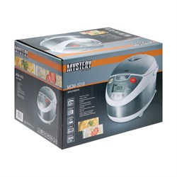 Мультиварка Mystery MCM-1010, 900 Вт, тефлоновая чаша, 5 л, бело-серебристая - фото 51411449
